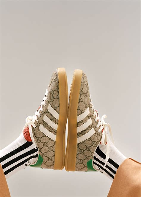 gucci and addidas shoes|Gucci Adidas hard sided.